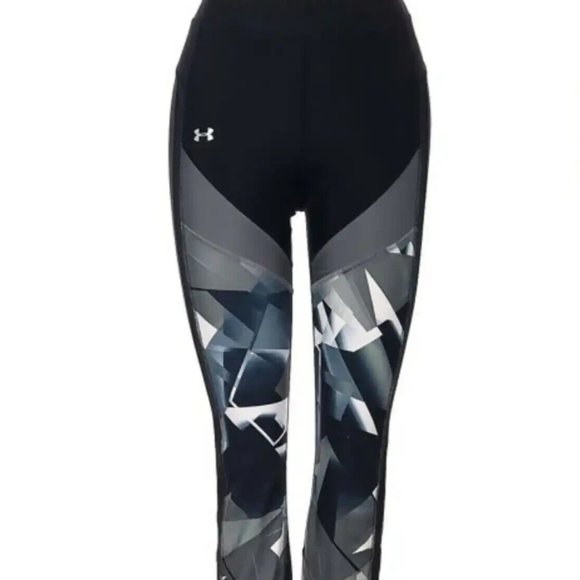 Under armour Pants - Under Armour UA HeatGear Printed Cropped Leggings 1305968-003 Womens